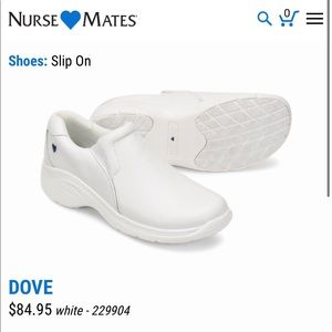 White Women’s Dove NurseMate shoes Size 7M